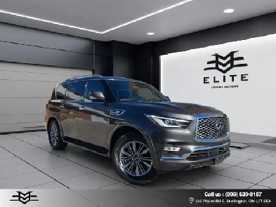 2024 Infiniti QX80 LUXE - 8-PASSENGER - AWD - LOW KMS !!