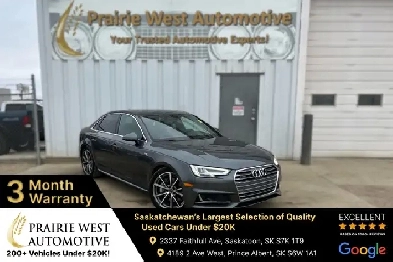 2017 Audi A4 Technik Quattro | Heated Seat | Power Tailgate