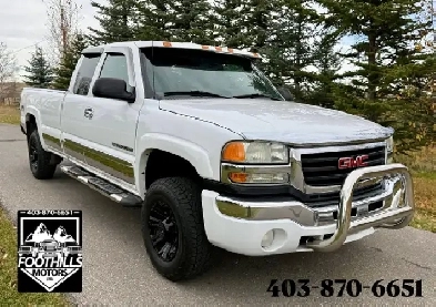 2004 GMC Sierra 2500 6L GAS SLE 4x4  165KM, VERY CLEAN