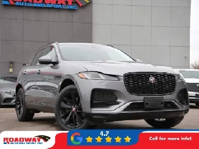 2023 Jaguar F-PACE P250 S White Leather | Blind-Spot Monitor...