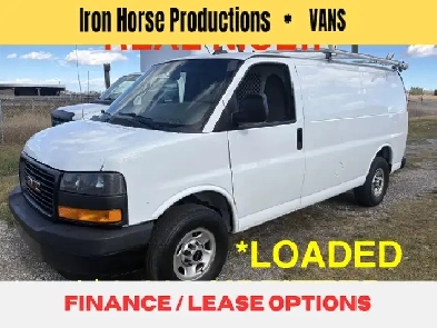 2020 GMC Savana Cargo Van 2500 $8,000 UPFITTED LOADED