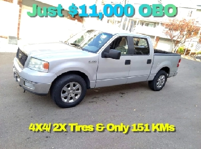 06 F150 4x4, Mint & Only 151KMs ⭐Only $11K OBO⭐