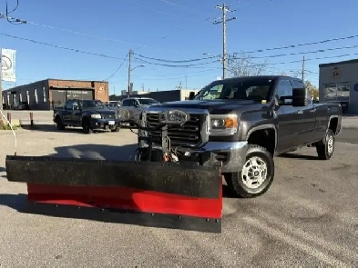 2015 GMC Sierra 2500HD 4WD BOSS SNOW PLOW-DOUBLE CAB-LONG BOX-CE