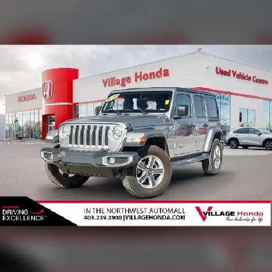 Used 2020 Jeep Wrangler Unlimited Sahara 4x4 | $31,697   GST