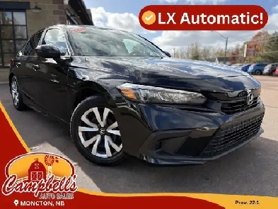 2022 Honda Civic Sedan LX LX CVT Sedan
