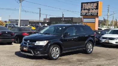 2017 Dodge Journey GT, 7 PASSENGER, LEATHER, LOADED, AWD, CERTIF