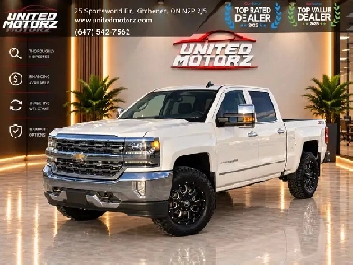 2018 Chevrolet Silverado 1500 LTZ CREWCAB 4WD 6.2L V8~SAFETY CER