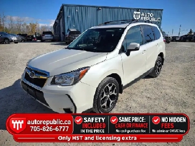 2014 Subaru Forester 2.0XT Touring Certified One Owner Very Low