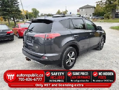 2017 Toyota RAV4 XLE AWD Certified One Owner Local Trade in