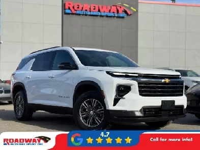 2026 Chevrolet Traverse LT 7 Passenger | Leather | Blind-Spot...