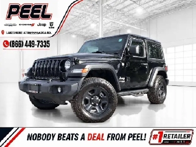 2019 Jeep Wrangler Sport 2Dr | 6Spd Manual | Hard Top | AS IS |