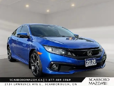 2020 Honda Civic Sedan Sport LANE ASSIST| BACK UP CAMERA| HEATED