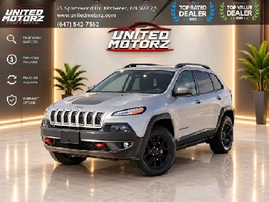 2017 Jeep Cherokee Trailhawk 4WD 3.2L 6cyl~SAFETY CERTIFIE