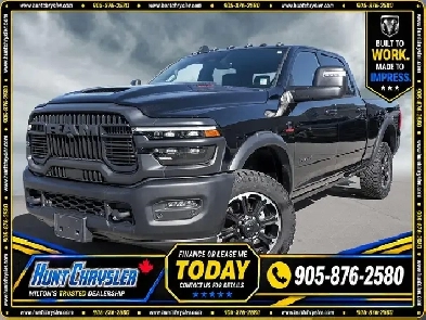 2026 RAM 2500 REBEL | SUN | VNTD STS | HK | 14.4' | PWR RUN