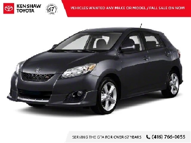 2010 Toyota Matrix AS IS SPECIAL / NOT SOLD CERTIFED