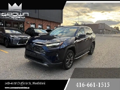 2022 Toyota RAV4 Hybrid Limited AWD, NAV, JBL , LEATHER, SUNROOF
